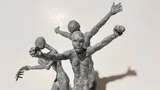 &ldquo;Pompeii Resurrected&rdquo; paper pulp sculpture and its backstory