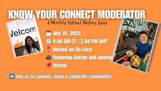Sonia's Know Your Connect Moderator ft. Adrian, Harrison & Marco #localguides