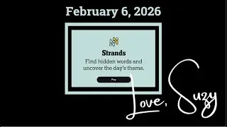 Strands Theme of the Day for February 6, 2026: Let's face it