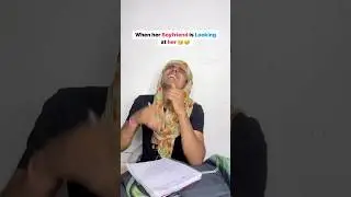 Boyfriend is Looking 😅 #youtubeshorts #comedy #therajkumar
