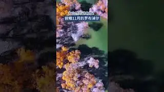 The scenery of Lop Nur in China's Xinjiang in November is beautiful.
