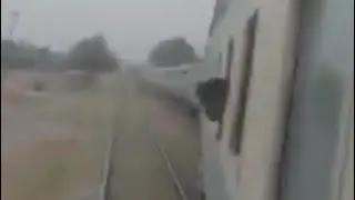 129 Up Thal Express departure from Mianwali Railway Station.