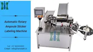 Ampoule Sticker Labeling Machine, Ampoule Labeling Machine, Rotary Ampoule Labeler