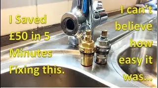 I Saved £60 in 5 minutes Fixing a Dripping Tap / Faucet