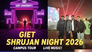 Shrujan Night 2025: Campus Tour & Sugyani LIVE! 🎤✨ 