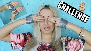 NO THUMBS Makeup Challenge!!