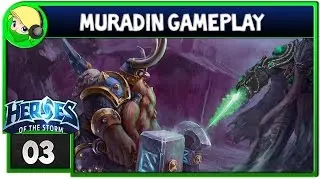 Heroes of the Storm - Muradin Gameplay - Verfluchtes Tal [S03] ★ Hots
