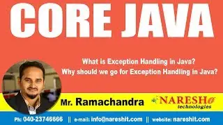What is Exception Handling in Java? Why should we go for  Exception Handling in Java? | Core Java