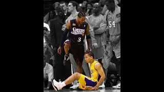 ALLEN IVERSON STEPPING OVER TYRONN LUE‼️🏀  #BucketPlays