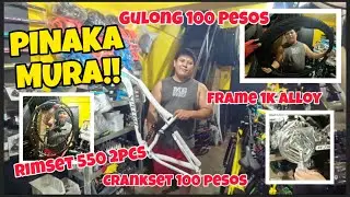 LEGIT PINAKAMURANG BIKESHOP |CRANKSET 100 GULONG 100 RIMSET 2PCS 550 FRAME 1K SADDLE 1OO BRAKESET 1K
