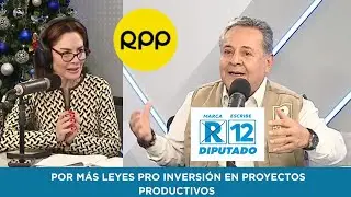 ALFONSO VELÁSQUEZ CANDIDATO A DIPUTADO CON EL NUMERO 12 POR RENOVACIÓN POPULAR | ENTREVISTA EN RPP