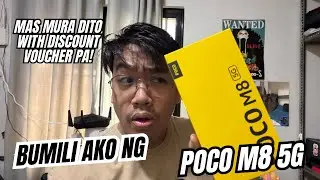 BUMILI AKO NG POCO M8 5G DAHIL MALAKI DISCOUNT AT MAY PA VOUCHER PA DITO! WITH UNBOXING