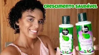 SHAMPOO E CONDICIONADOR CRESCIMENTO SAUD&Aacute;VEL DA LINHA MARIA NATUREZA - Salon Line