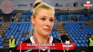 #WYWIAD: Agata Sawicka po rozdaniu medalowym i meczu Developres SkyRes Rzesz&oacute;w - Chemik Police