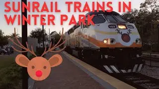 Sunrail Trains in Winter Park