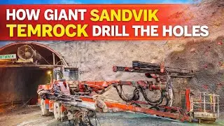 SDA drilling for Slope stability | with sandvik dt821i