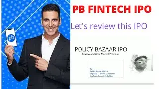 Policy Bazaar IPO REVIEW#policybazaaripo