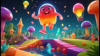 Fall Guys Wobbly Bean Slipped Off the Track 🎢 | Kids Songs & Nursery Rhymes
