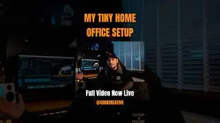 Home Studio Setup [Full Video Live NOW]  #videographer #camera  #homeoffice #desktour