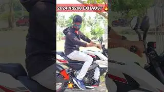 2024 Bajaj Pulsar Ns200 Raw Exhaust Note 🔥#shorts
