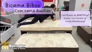 Bicama Bibox com cama auxiliar