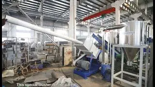 1000kg-1T/h Waste Plastic PVC Pipe Crusher Machine PVC Grinder Machine