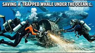 Saving a Trapped Whale Under the Ocean 🐋🌊 | Deep Sea Rescue & Release I Wildlife Miracles