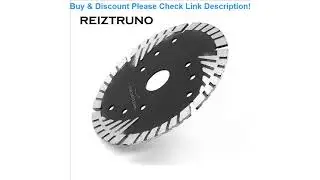 Slide REIZTRUNO 125mm Diamond Turbo Blade 5-Inch Slant Protection Teeth For Stone Concrete Premium