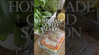 Homemade Cured Salmon