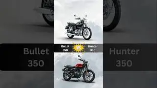 Royal Enfield Clash: Bullet 350 Vs Hunter 350 &ndash; Best Buy 2025? #shorts #carcomparison #royalenfield