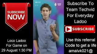 #LOCOLADOO | LOCO LADOO FOR GAME ON 29 AUGUST 1:30 PM