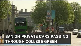 Ban on private vehicles passing through College Green