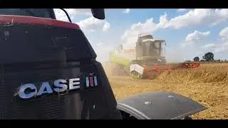 GRChocaj - Żniwa 2020 akcja pszenica || Fendt 718 Vario || Case Puma 150 || Claas Lexion 450 ||