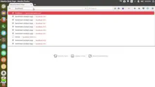 Sentiment analysis using LSTM recurrent neural networks app demo