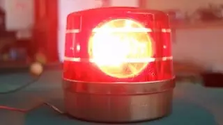 UNITY RV-46 ROTATING BEACON LIGHT WITH SPITFIRE DOME (Michigan State Police)