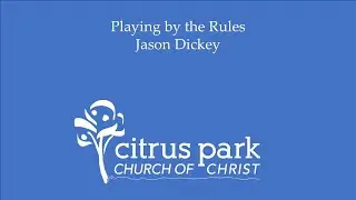 Sunday Evening Worship Citrus Park Church of Christ 01/18/26