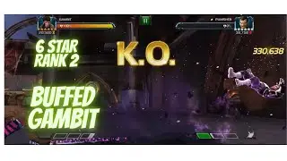 6 STAR RANK 2 BUFFED GAMBIT ACT 6.4 GAMELPLAY AND ROL WINTER SOLDIER. MCOC