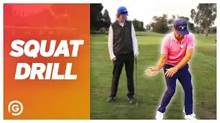 Golf Squat Drill - To Stop Early Extension!