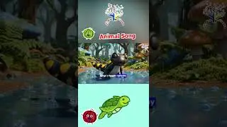 Komodo, Salamander, and Tortoise Song 🦎🐉🐢 | Reptile Animal Sounds for Kids | Cartoon Learning Song