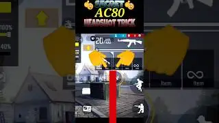 Secret AC80 Headshot trick & Setting 100% Working 😱 | Free Fire