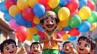 Gubbare Wala – गुब्बारे वाला | Hindi Rhymes for Children | Nursery Rhymes in Hindi | Kids Songs