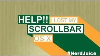 Set Scroll Bars to Always Display on Your Mac - OS X Mavericks
