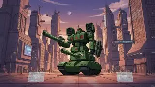 TANK CARTOON - TANK BATTLE - TANK WARRIOR - TANK ROBOT - TANK TOP - TANK ANIMATION - TANK PHASE 12