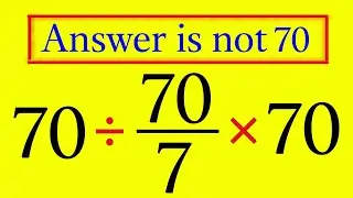 This Simple Math Problem Will Surprise YOU!!