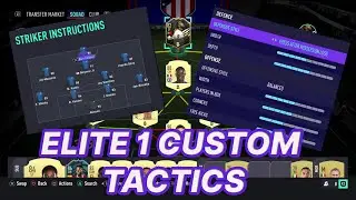 ELITE 1 CUSTOM TACTICS AND PLAYER INSTRUCTIONS | FIFA 20 ULTIMATE TEAM | WIN MORE GAMES!!!