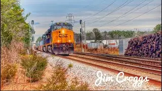 CSX Intermodal I031 slams into Lakeside, VA with 1875 as the leader 2:36 PM 1/24/26 (40 mph) 