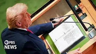 WATCH: Trump opens 2025 U.N. General Assembly speech with apparent teleprompter malfunction