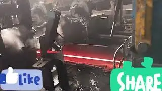 Re-Rolling operation process at steel mill in Bangladesh.