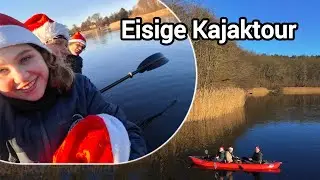 Zu 4. im Kajak bei -3 Grad 🥶