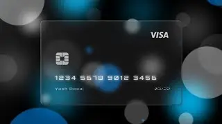 Glass Credit Card | Glassmorphism | HTML, CSS and JavaScript